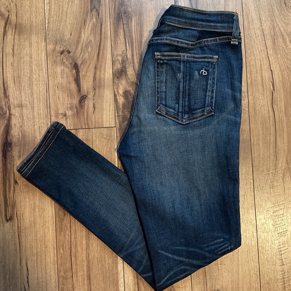rag & bone Women’s Skinny Jeans 25 Style Cate W1502K520 Color Sheffield Denim